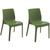 Conjunto 2 Cadeiras de Plástico Polipropileno Brilho Alice Summa - Tramontina Verde Oliva 92037/027