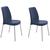 Conjunto 2 Cadeiras Plástica Vanda com Pernas de Alumínio Anodizadas- Tramontina Azul Yale 92053/170
