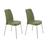 Conjunto 2 Cadeiras Plástica Vanda com Pernas de Alumínio Anodizadas- Tramontina Verde Oliva 92053/927