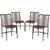 Conjunto 4 Cadeira de Jantar Havaí em Corda Sintética Artesanal para Varanda, Sacada, Edícula, Terraço Cad4CordHavaArgil04
