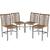 Conjunto 4 Cadeira de Jantar Havaí em Corda Sintética Artesanal para Varanda, Sacada, Edícula, Terraço Cad4CordHavaTeca04