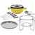 Conjunto Aparelho Para Fondue Aço Inox Colors Amarelo