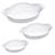 Conjunto Assadeira Marinex Opaline Oval 0,6/1,0/1,4L 3 Peças Branco