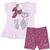 Conjunto Bebê blusinha + ciclista oncinha m (3 a 6 meses) Rosa