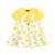 Conjunto Bebê Feminino Salopete + Body Kyly Amarelo