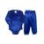 Conjunto Body Calça Fleece Peluciado Inverno Bebê Bodie Azul 28