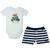 Conjunto Body e Bermuda Bear Coleçao Grecia Azul