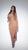 Conjunto Bubu Tricot Canelado Blusinha Cropped Saia Midi Nude
