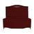 Conjunto Cabeceira + Recamier Baú Para Cama Box Casal Queen 1.60 - Suede - Sv Decor  Marsala