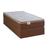 Conjunto Cama Box Solteiro de Molas Kappesberg Florença CBCOL-026 Marrom