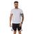 Conjunto Camisa E Short Masculino Dry Fitnnes Academia Branco, Preto