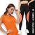 Conjunto camiseta Blusinha DRY FIT furadinho + Calça LEG LEGGING REDINHA  Feminino Academia 627 Laranja