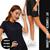 Conjunto Camiseta DRY FIT POLIAMIDA MALHA FRIA + Short Leg Legging COM BOLSOS Feminino  639 Preto