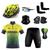 Conjunto Ciclismo Camisa e Bermuda + Capacete de Ciclismo C/ Luz LED + Luvas de Ciclismo + Óculos Esportivo +  Par de Manguitos + Bandana Brasil