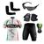 Camisa Ciclismo Bike MTB C/ Proteção UV + Óculos Esportivo Espelhado + Par de Manguitos Itália branco