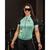 Conjunto Ciclismo Feminino - Camisa Way Fresh e Bermuda Espuma Way Verde claro