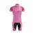 Conjunto Ciclismo Feminino GPX Bermuda e Camisa Roses Pink Rosa
