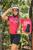 Conjunto Ciclismo Feminino (Todos)  - Camisa e Bermuda Espuma Way Rosa estrelado