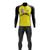Conjunto Ciclismo Masculino Inverno - Camisa Manga Longa + Calça de Gel Amarelo