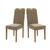 Conjunto de 2 Cadeiras de Jantar Graviola 2CAD152EA Kappesberg Bege
