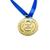 Conjunto De 20 Medalhas Campeonato Honra Ao Mérito Fita Azul 4,2cm 7898751261602