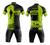 Conjunto de Ciclismo Camisa C/ Proteção UV e Bermuda C/ Forro Interno Respeite o ciclista