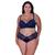 Conjunto de Lingerie Plus Size Sutiã e Calcinha Cintura Alta de Renda Paula Marinho