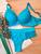 Conjunto de Lingerie Princesa Azul piscina