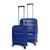 Conjunto de Malas de Viagem Expansível em Polipropileno Samsonite Spin Air 2pcs P/m Tsa Azul Azul