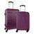Conjunto de malas de viagem pequena e média 10kg e 23kg - Fibra Rígida Vinho 8116