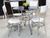 Conjunto de Mesa Bremmer 4 Cadeiras  Branco