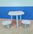 Conjunto De Mesa Com Cadeira Infantil Azul bebê