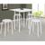 Conjunto de Mesa Dobrável e 4 Banquetas Expert Ciplafe Branco