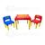 Conjunto De Mesa E Cadeiras Didáticas E Educativas Titec Vermelho