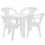 Conjunto de Mesa e Cadeiras Tramontina PlAstico Branco