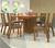 Conjunto De Mesa Para Sala De Jantar Criciuma Com 8 Cadeiras Cedro/Dakota