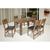 Conjunto De Mesa Retangular Nova Milena Fosca Com 06 Cadeiras Bronze Demolicao