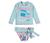 Conjunto De Praia Infantil Menina Com Fps Uv50+ Tip Top Camiseta Manga Longa Calcinha Menina  Bk55 Copinho