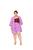 Conjunto Duna Kimono e Shorts Feminino Fresquinho Verão Plus Size Kn09 - A Conjunto kimono violeta