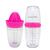 Conjunto Espremedor manual de frutas e mixer misturador de bebidas Pink