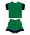 Conjunto feminino blusa com shorts live rovitex Verde escuro