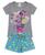 Conjunto Feminino Criança Roupa Infantil Verão Menina  4/6/8 Mescla, Flores