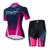 Conjunto Feminino Cycling Camisa Bretelle Ou Bermuda Gel Bermuda