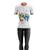 Conjunto Feminino de Ciclismo Camisa Manga Curta + Calça Gel Mosaico colorido