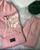 Conjunto feminino inverno moletom modinha menina Rosa