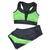 Conjunto Fitness Feminino Roupa Academia Short E Top Verde