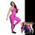 CONJUNTO Fitness Feminino TOP ALÇA FINA + Calça LEG BÁSICA Sports Treino Tecido Premium 877 Rosa