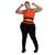 Conjunto Fitness Plus size 44 ao 54 legging e top roupa de academia feminina Laranja