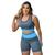 Conjunto Fitness Plus Size e Slim M ao EXGG(36 AO 54) SUPLEX PREMIUM Cinza, Azul