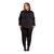 Conjunto Frio Agasalho Moletom Feminino Plus Size Blusa Capuz Preto